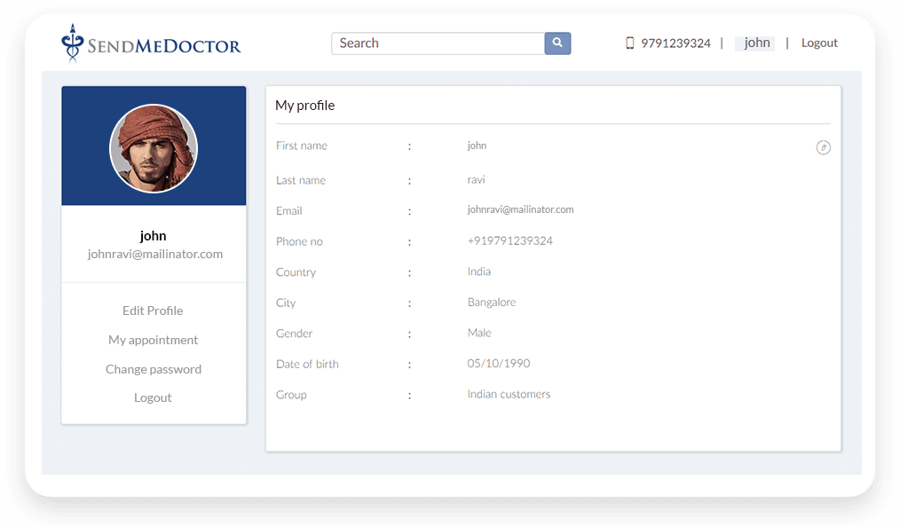 Patient details